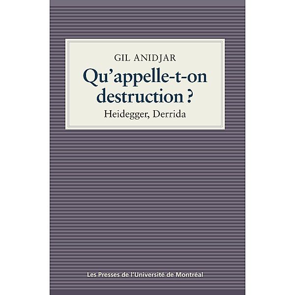 Humanités à venir: Qu'appelle-t-on destruction?, Gil Anidjar