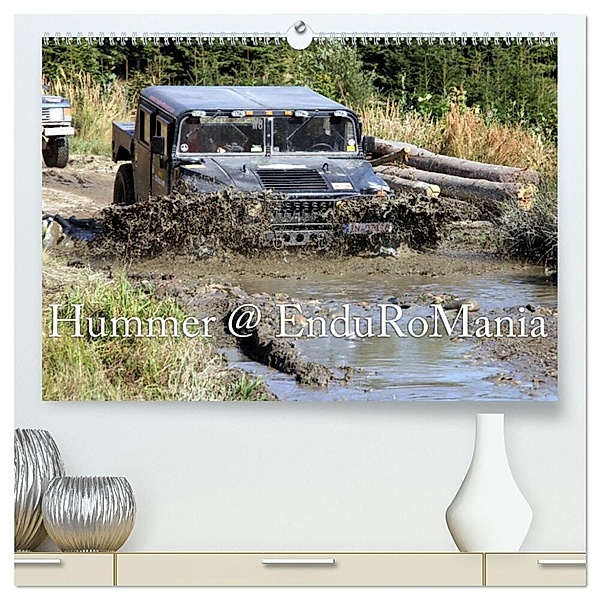 Hummer @ EnduRoMania (hochwertiger Premium Wandkalender 2024 DIN A2 quer), Kunstdruck in Hochglanz, Sergio Morariu