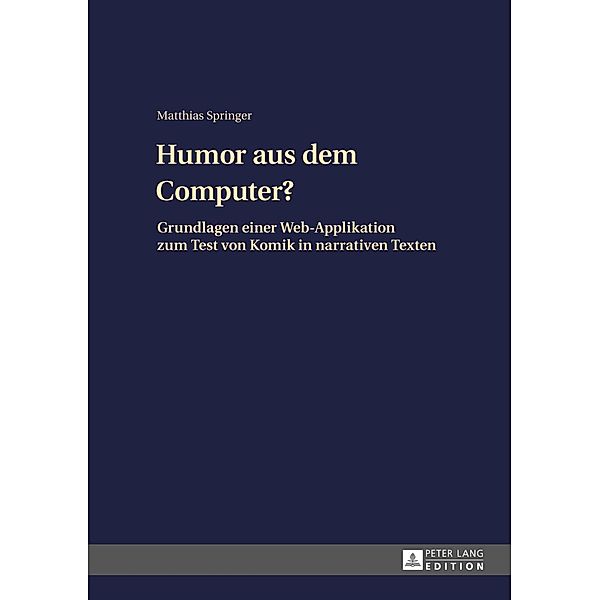 Humor aus dem Computer?, Matthias Springer