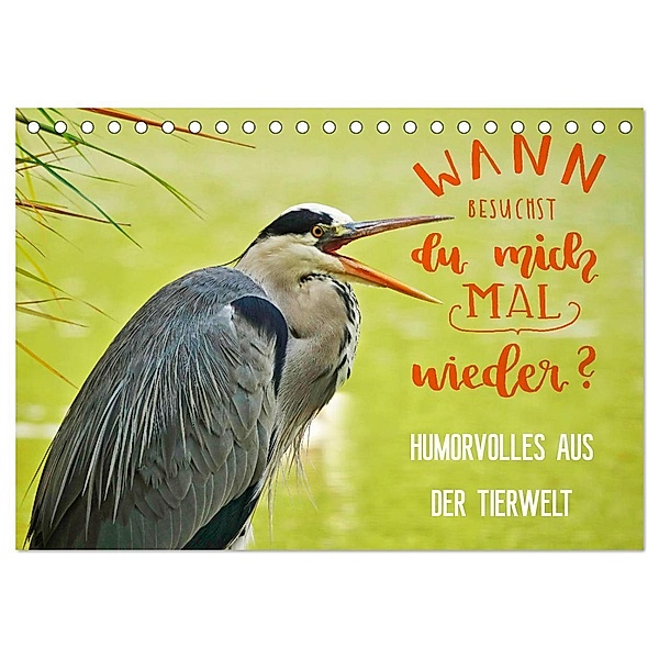 Humorvolles aus der Tierwelt (Tischkalender 2024 DIN A5 quer), CALVENDO Monatskalender, Anette Jäger und Mimi