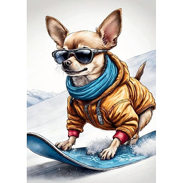 Hund Notizbuch Chihuahua Weihnachten Snowboarden mit 55 motivierenden Zitaten Lebensweisheiten und Hundeliebe Lustiges Geschenk Winterzeit zum Wichteln Nikolaus Jungen Männer Mitarbeiter Kollegen, Beau Barkside