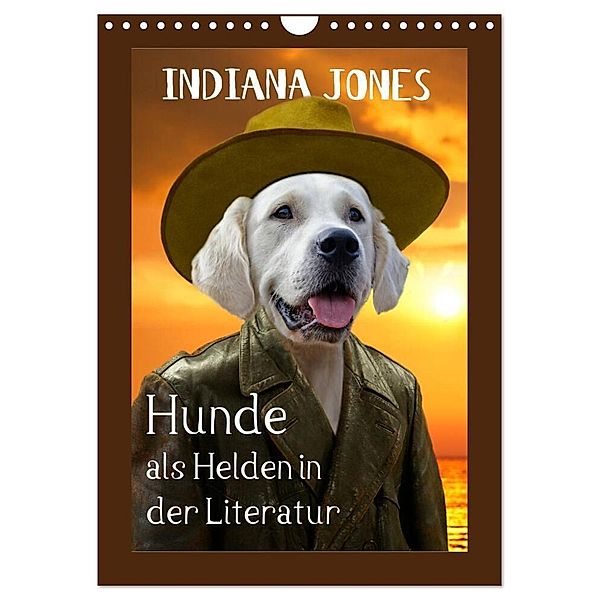 Hunde als Helden in der Literatur (Wandkalender 2024 DIN A4 hoch), CALVENDO Monatskalender, Stoerti-md