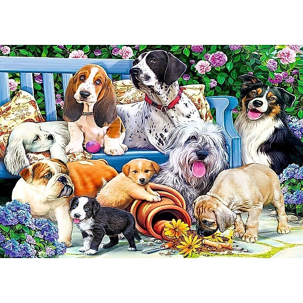 Trefl Hunde im Garten (Puzzle)
