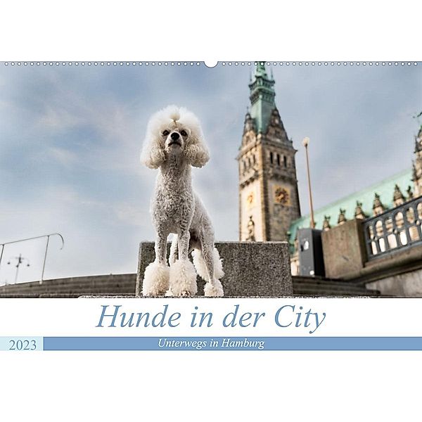 Hunde in der City - Unterwegs in Hamburg (Wandkalender 2023 DIN A2 quer), Sonja Teßen