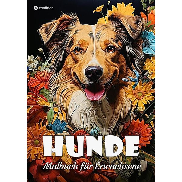 Hunde Malbuch für Erwachsene - Süsse Hunde zum Ausmalen - Malbuch Hunde für Entspannung & Anti-Stress, Beau Barkside