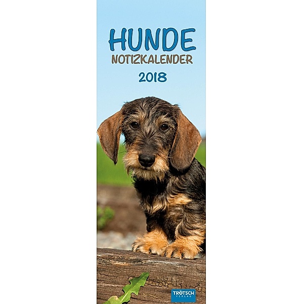 Hunde, Notizkalender 2018