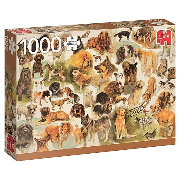Hunde Poster - 1000 Teile Puzzle