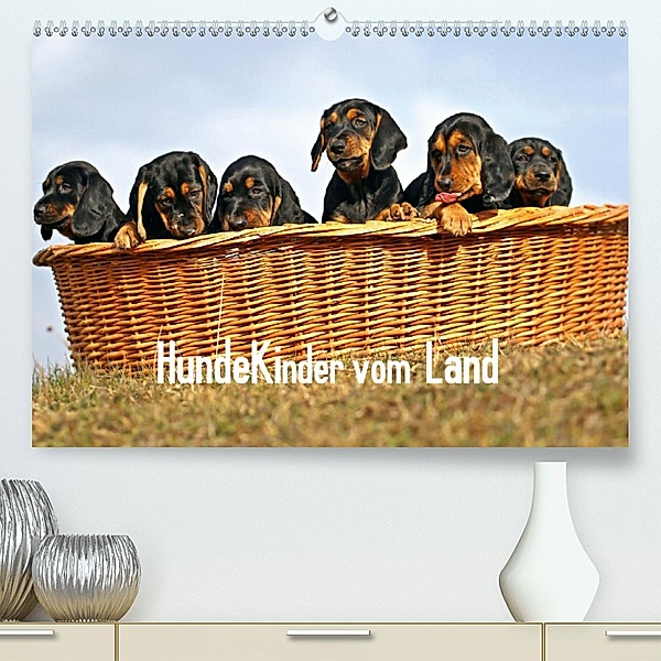 Hundekinder vom Land (Premium, hochwertiger DIN A2 Wandkalender 2020, Kunstdruck in Hochglanz), Beatrice Müller