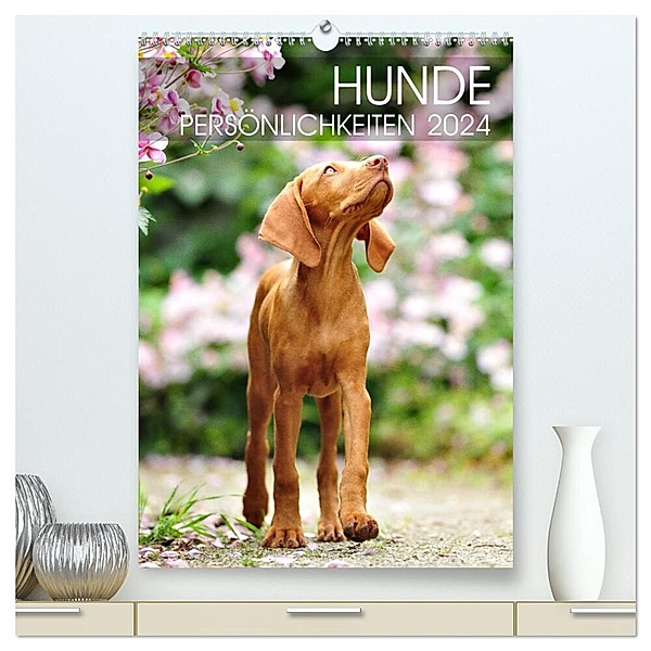 Hundepersönlichkeiten (hochwertiger Premium Wandkalender 2024 DIN A2 hoch), Kunstdruck in Hochglanz, DogARTig
