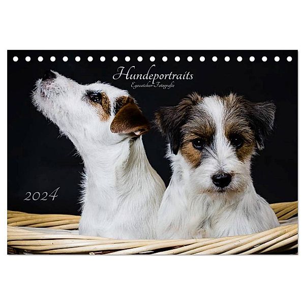 Hundeportraits Eyecatcher-Fotografie (Tischkalender 2024 DIN A5 quer), CALVENDO Monatskalender, Christiane Heggemann