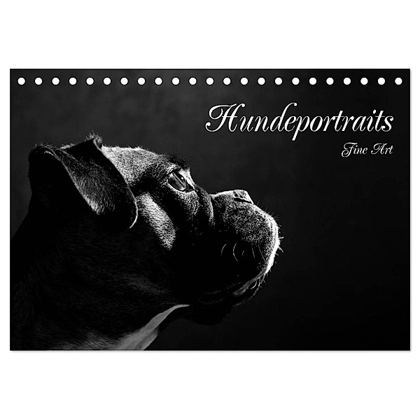 Hundeportraits Fine Art (Tischkalender 2024 DIN A5 quer), CALVENDO Monatskalender, Jana Behr