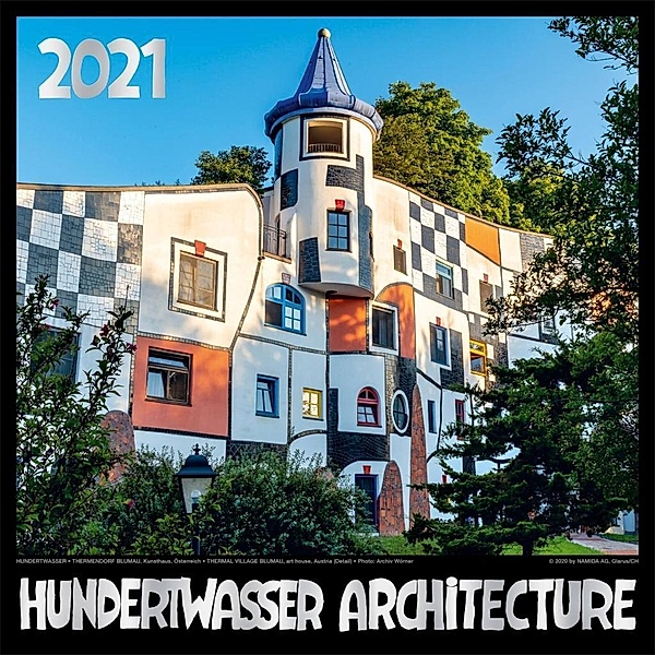 Hundertwasser Architecture, Broschürenkalender 2021, Friedensreich Hundertwasser