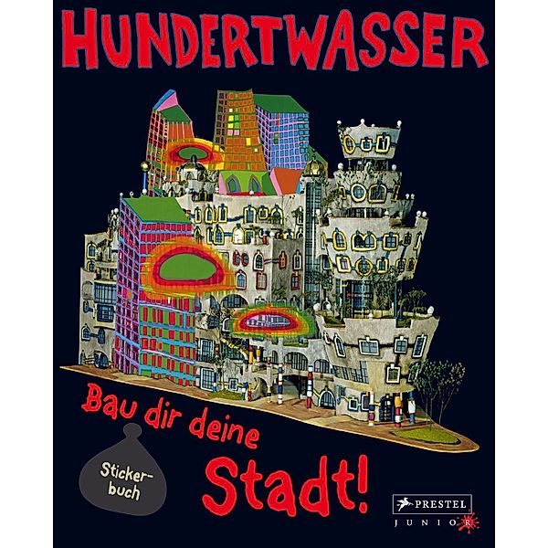 Hundertwasser, Bau dir deine Stadt!, Stickerbuch, Friedensreich Hundertwasser