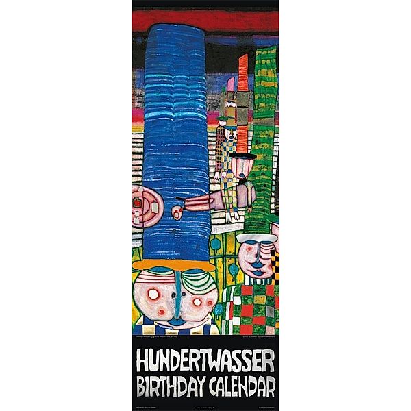 Hundertwasser Birthday Calendar, Friedensreich Hundertwasser