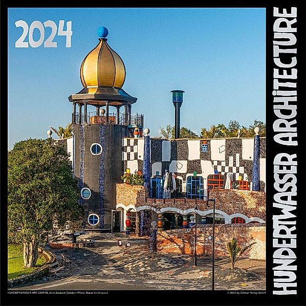 Hundertwasser Broschürenkalender Architektur 2024