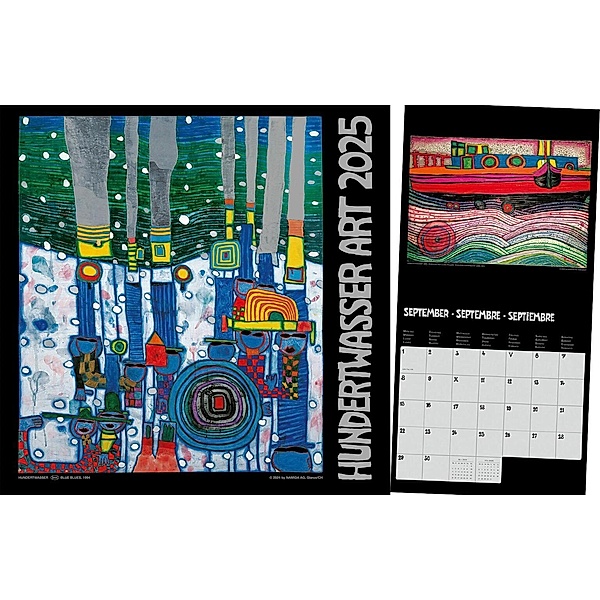 Hundertwasser Broschürenkalender Art 2025