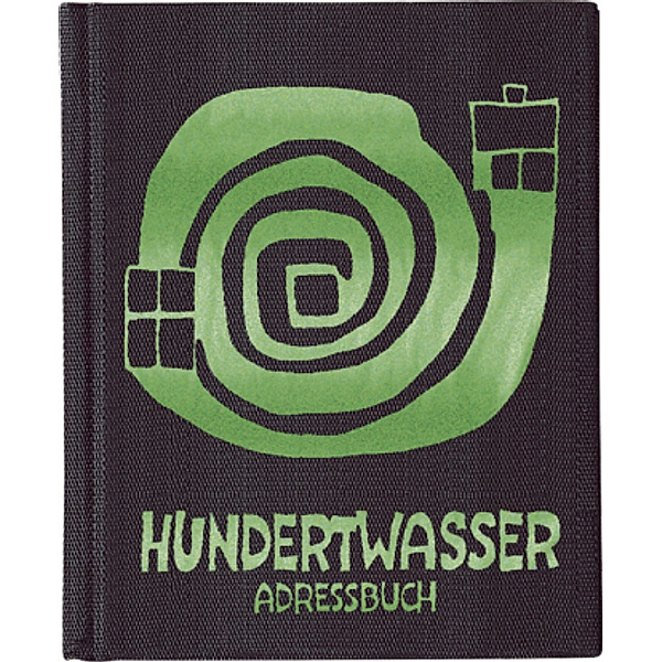 Hundertwasser Pocket Art Adressbuch, Friedensreich Hundertwasser