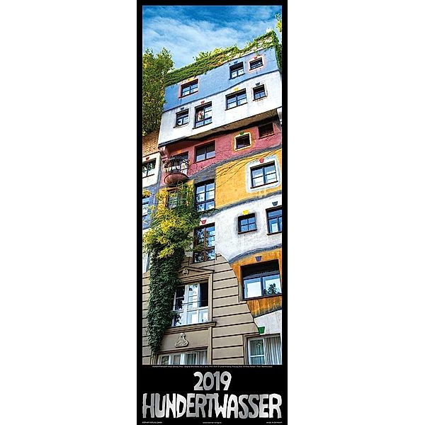 Hundertwasser Streifenkalender Architektur 2019