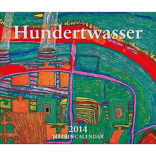Hundertwasser, Tear-Off Kalender 2014, Friedensreich Hundertwasser