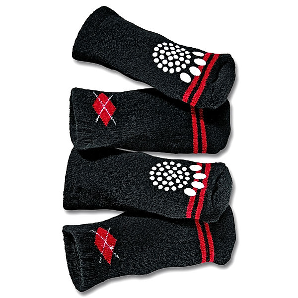 Hundesocken, schwarz, 4er-Set