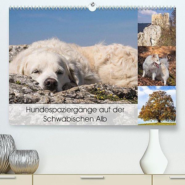 Hundespaziergänge auf der Schwäbischen Alb (Premium, hochwertiger DIN A2 Wandkalender 2023, Kunstdruck in Hochglanz), Monika Scheurer