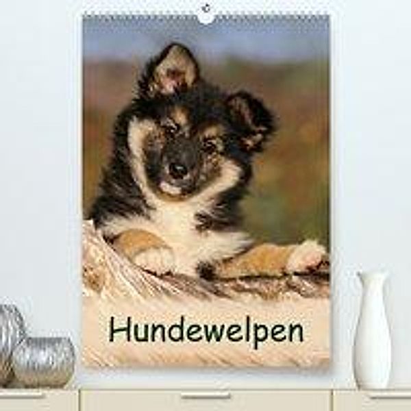 Hundewelpen (Premium, hochwertiger DIN A2 Wandkalender 2020, Kunstdruck in Hochglanz), Katho Menden