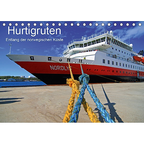 Hurtigruten - Entlang der norwegischen Küste (Tischkalender 2019 DIN A5 quer), Matthias Hanke