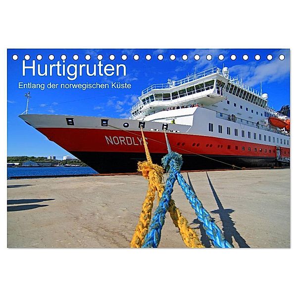 Hurtigruten - Entlang der norwegischen Küste (Tischkalender 2024 DIN A5 quer), CALVENDO Monatskalender, Matthias Hanke