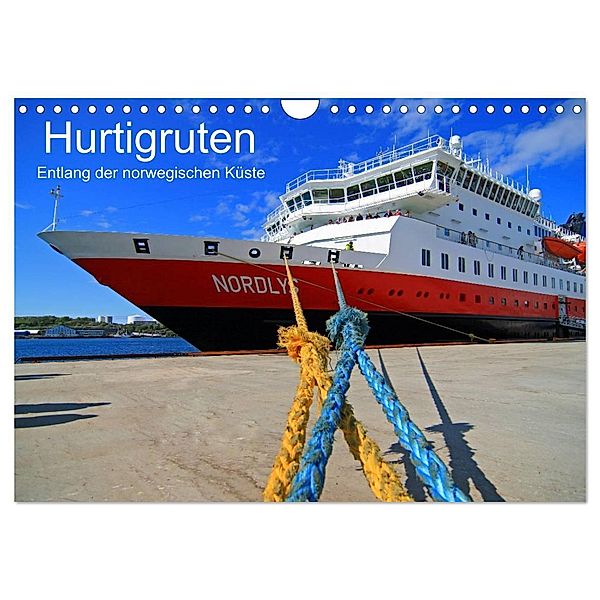 Hurtigruten - Entlang der norwegischen Küste (Wandkalender 2024 DIN A4 quer), CALVENDO Monatskalender, Matthias Hanke
