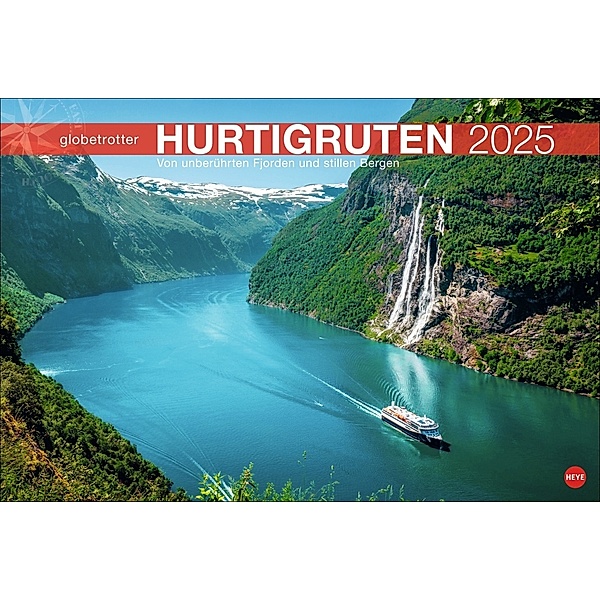Hurtigruten Globetrotter Kalender 2025 - Von unberührten Fjorden und stillen Bergen