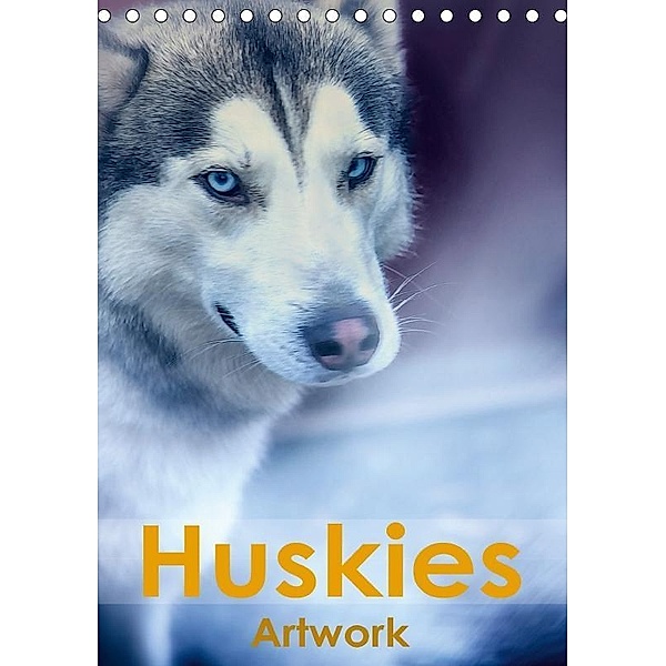 Huskies - Artwork (Tischkalender 2017 DIN A5 hoch), Liselotte Brunner-Klaus