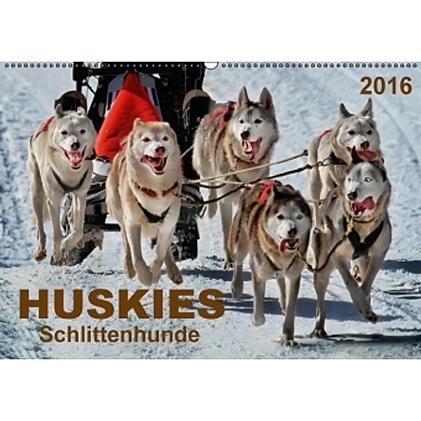 Huskies - Schlittenhunde (Wandkalender 2016 DIN A2 quer), Peter Roder