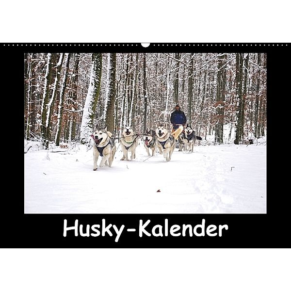 Husky-Kalender (Wandkalender 2014 DIN A3 quer), andiwolves