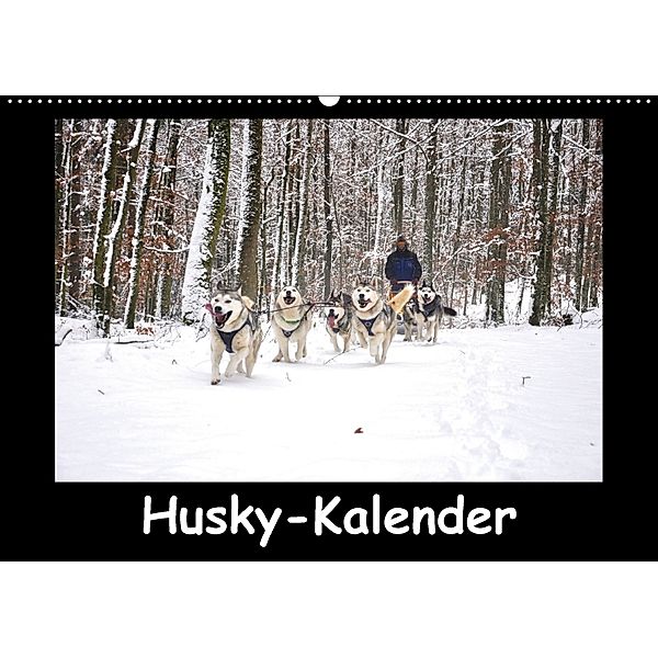 Husky-Kalender (Wandkalender 2018 DIN A2 quer), andiwolves