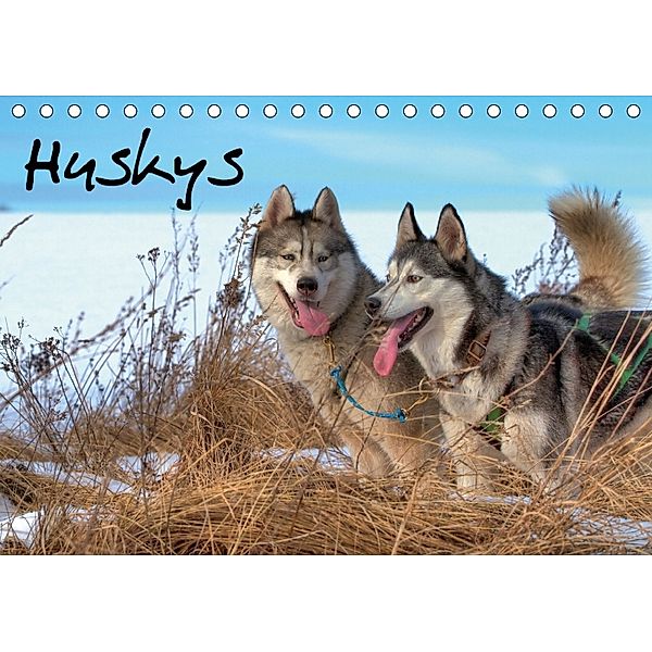 Huskys (Tischkalender 2018 DIN A5 quer), Jens Kalanke