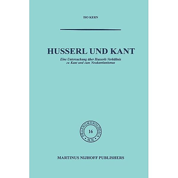 Husserl und Kant / Phaenomenologica Bd.16, Kern