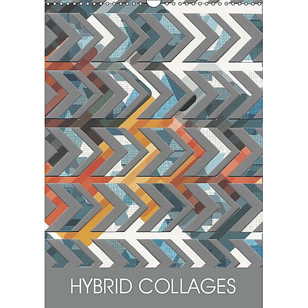 HYBRID COLLAGES (Wall Calendar 2019 DIN A3 Portrait), Leigh Bagley Design