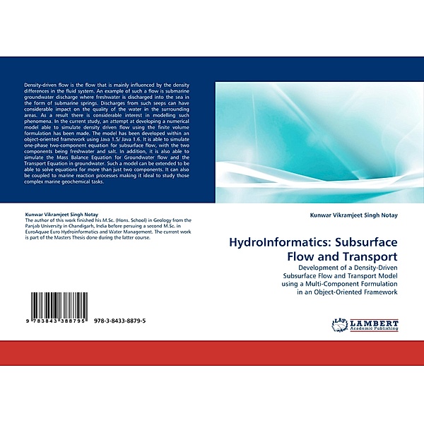 HydroInformatics: Subsurface Flow and Transport, Kunwar Vikramjeet Singh Notay