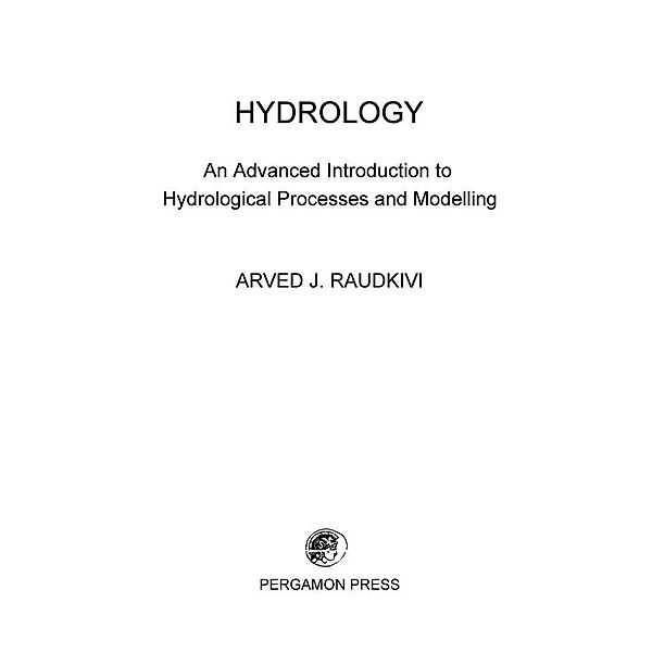 Hydrology, Arved J. Raudkivi