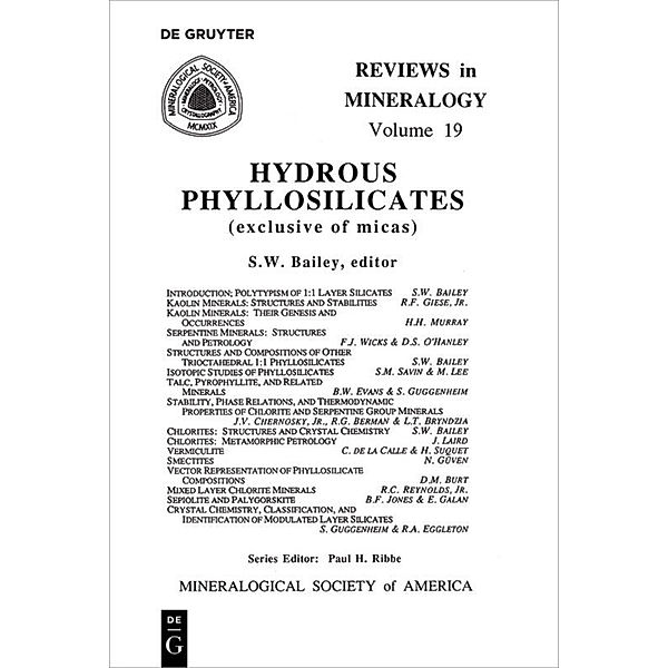 Hydrous Phyllosilicates