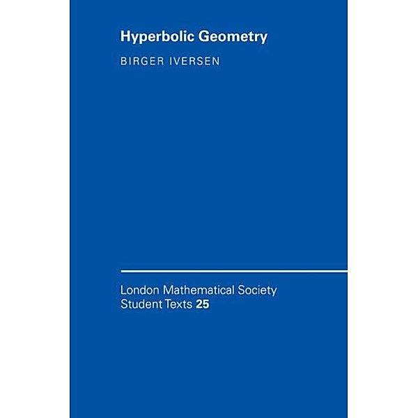 Hyperbolic Geometry, Birger Iversen