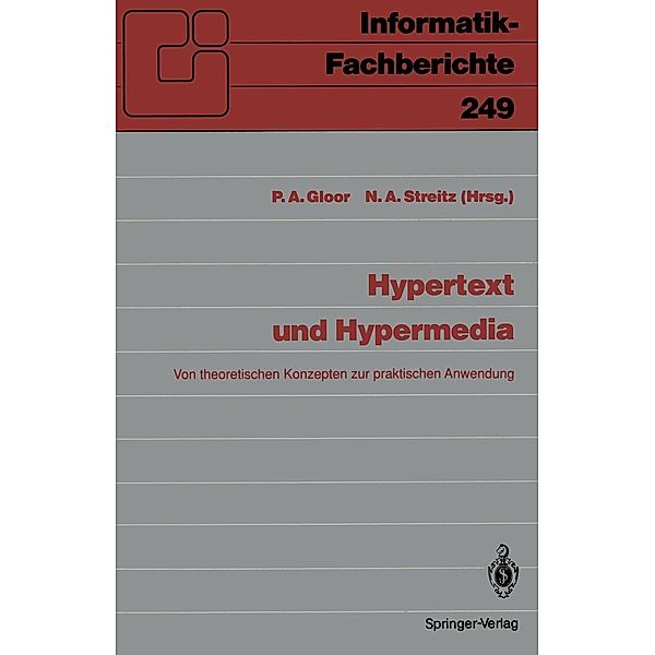 Hypertext und Hypermedia / Informatik-Fachberichte Bd.249