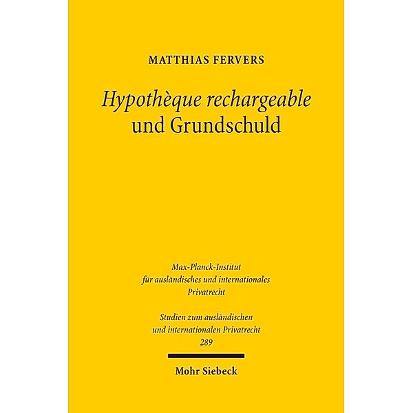 Hypothèque rechargeable und Grundschuld, Matthias Fervers