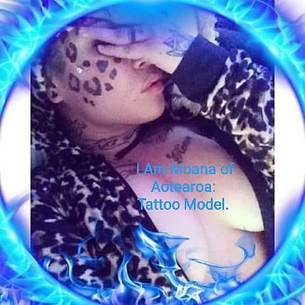 I Am Moana of Aotearoa: Tattoo Model., Moana Caple