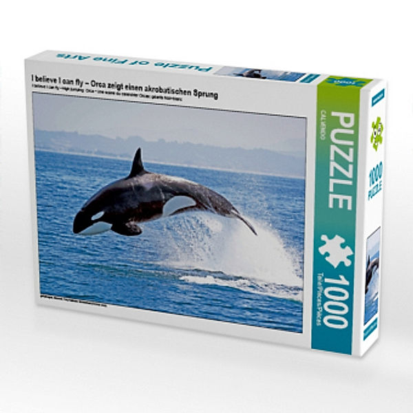 I believe I can fly - Orca zeigt einen akrobatischen Sprung (Puzzle), Calvendo