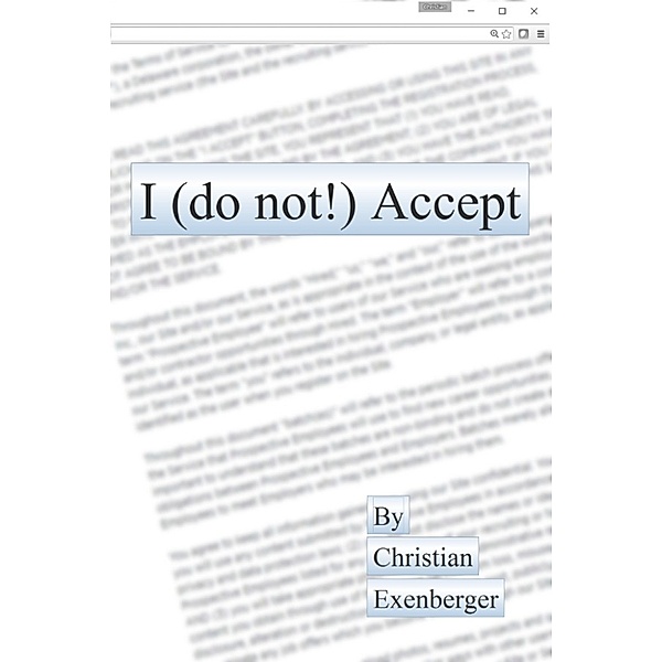 I (do Not!) Accept, Christian Exenberger