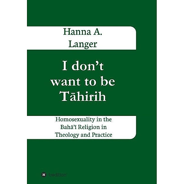 I don't want to be T hirih, Hanna A. Langer