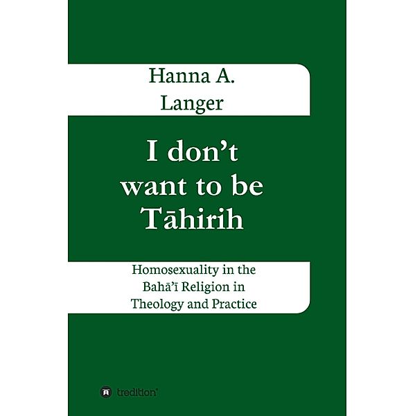 I don't want to be Tahirih, Hanna A. Langer