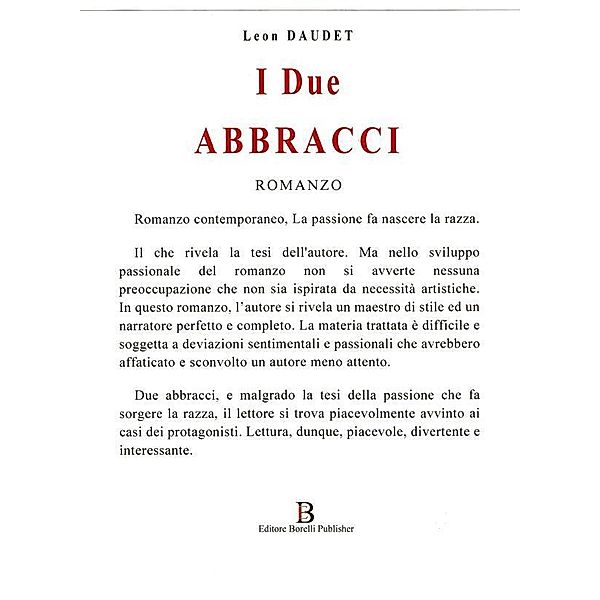 I due Abbracci, Leon Daudet