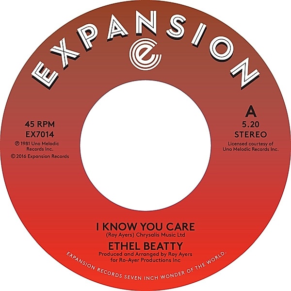 I Know You Care/It'S Your Love, Ethel Beatty